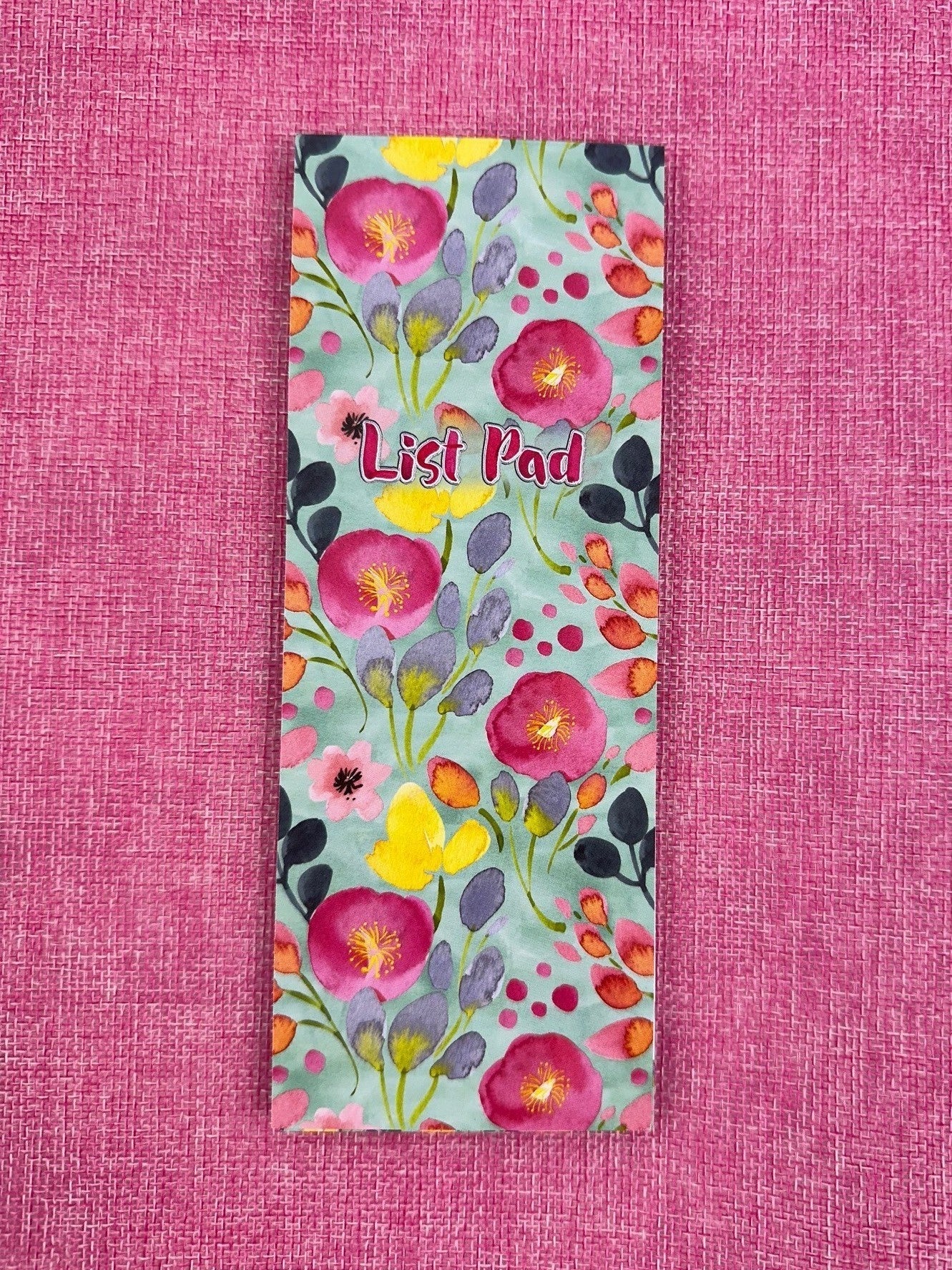 List Pad - Aqua Bloom by Ozcorp