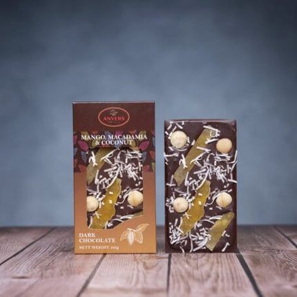 Anvers Mango Macadamia Block 105g