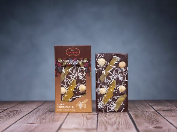Anvers Mango Macadamia Block 105g