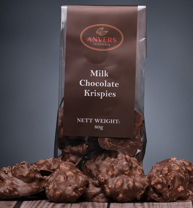 Anvers Tasmania Milk Chocolate Crispies 80g