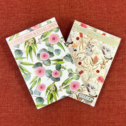 Notelet Set - Gum Blossom by Ozcorp