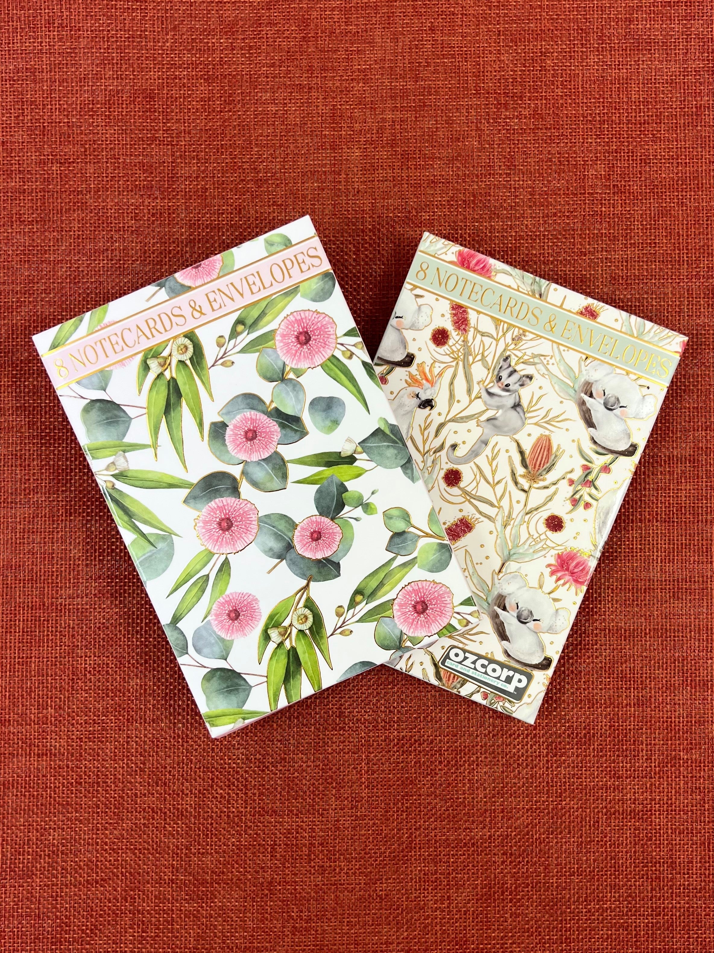 Notelet Set - Gum Blossom by Ozcorp