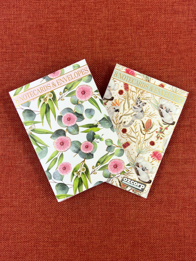 Notelet Set - Gum Blossom by Ozcorp
