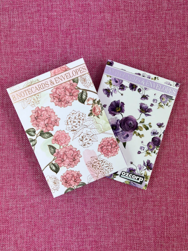 Notelet Set - Roses and Poppies by Ozcorp