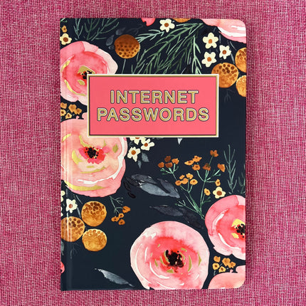 Password Book Rustic Floral A5 by Ozcorp