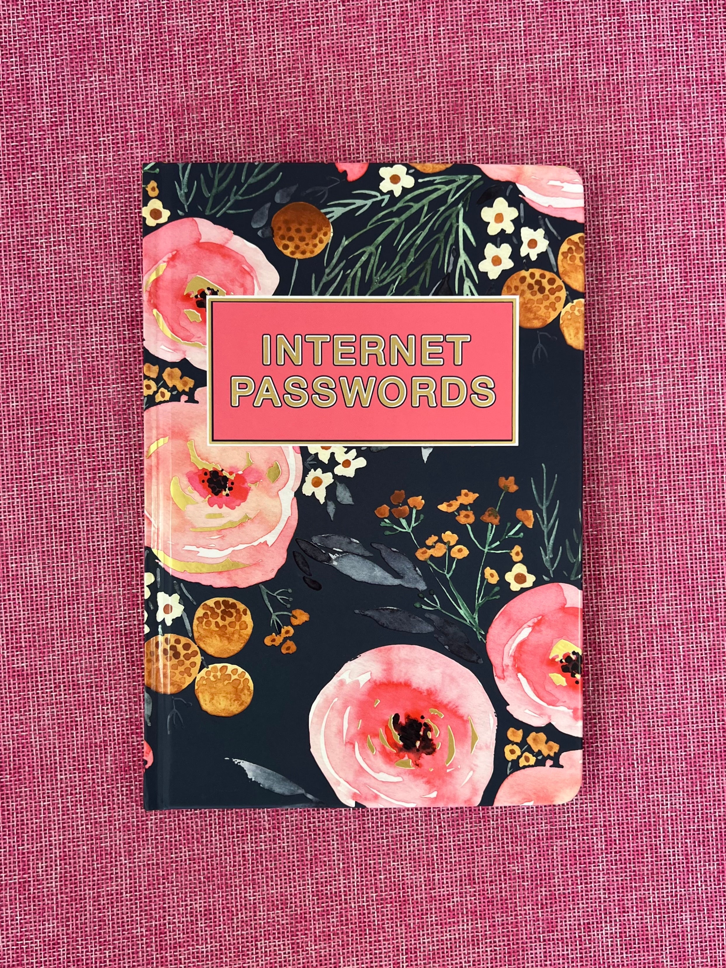 Password Book Rustic Floral A5 by Ozcorp