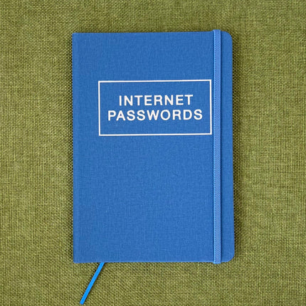 Password Book French Blue A5 by Ozcorp