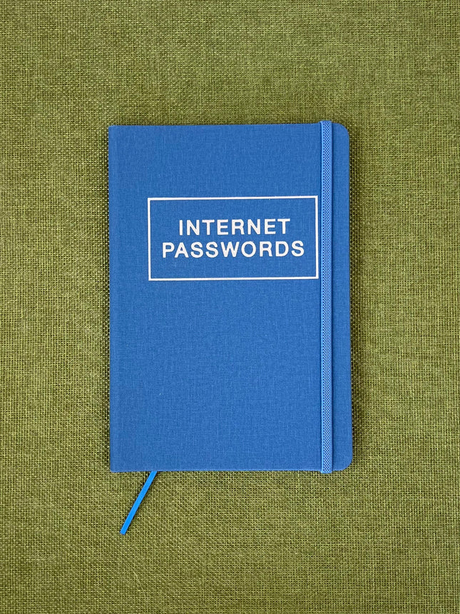 Password Book French Blue A5 by Ozcorp