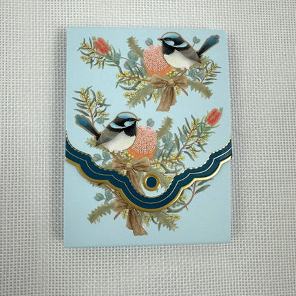 Purse Notepad - Blue Wren by Ozcorp