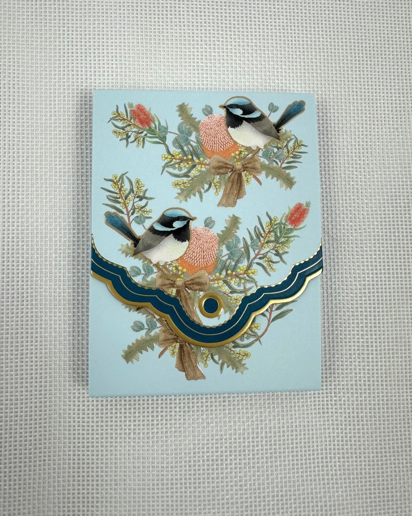 Purse Notepad - Blue Wren by Ozcorp