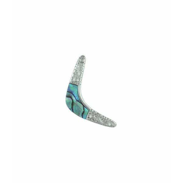 Boomerang Necklace - Palladium Plated PO853