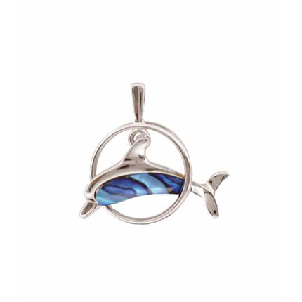 Dolphin Necklace - Palladium Plated PO887