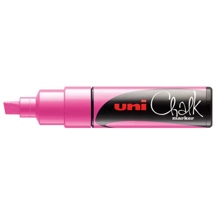 Uni Chalk Marker - Pink, chalk-effect marker