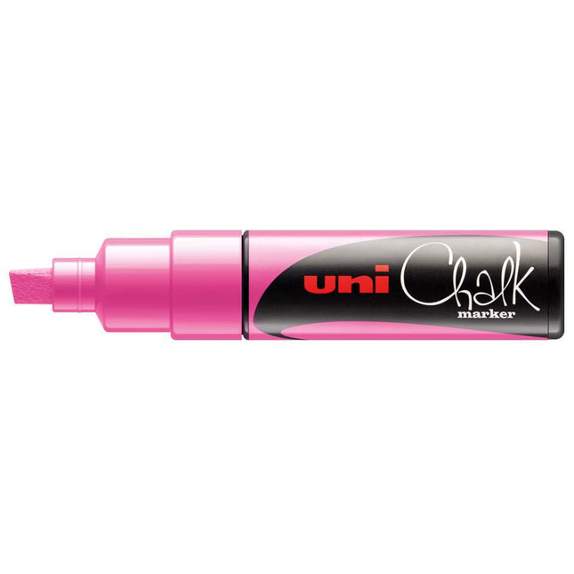 Uni Chalk Marker - Pink, chalk-effect marker