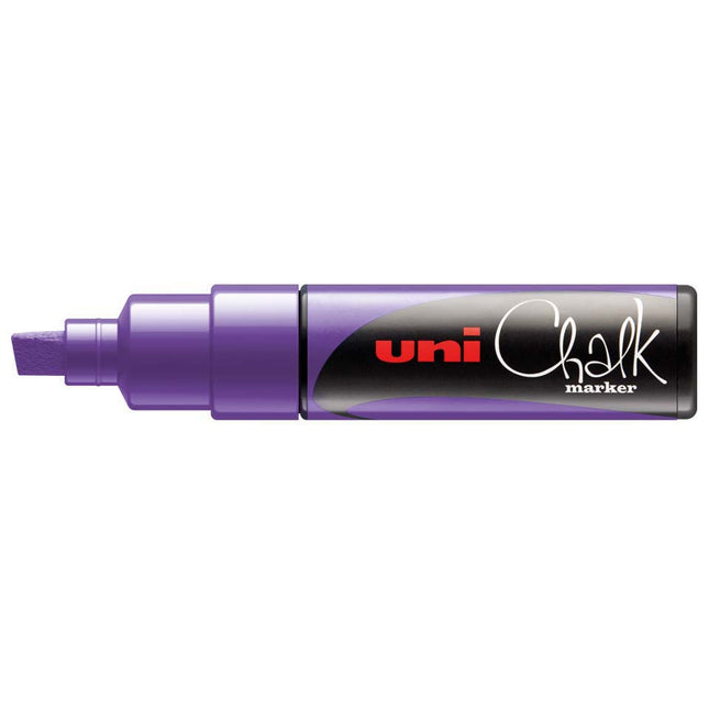 Uni Chalk Marker - Purple, chalk-effect marker