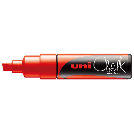 Uni Chalk Marker - Red, chalk-effect marker