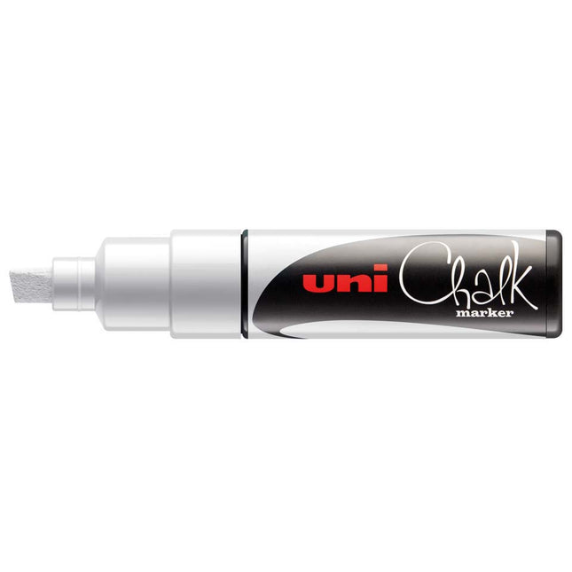 Uni Chalk Marker - White, chalk-effect marker