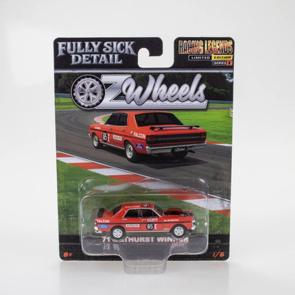 Oz Wheels 1:64 #65E Ford XY Falcon GTHO Allan Moffat 1971 Bathurst Racing Legends FSD1