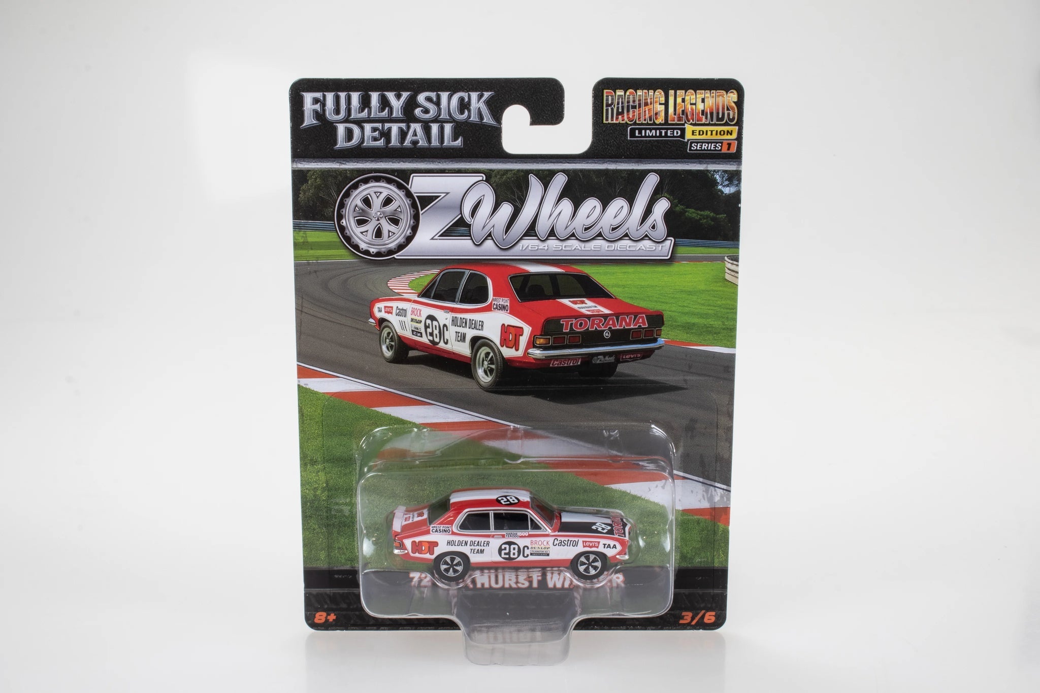 Oz Wheels 1:64 #28C Holden LJ Torana GTR XU-1 1972 Bathurst Racing Legends FSD Series 1