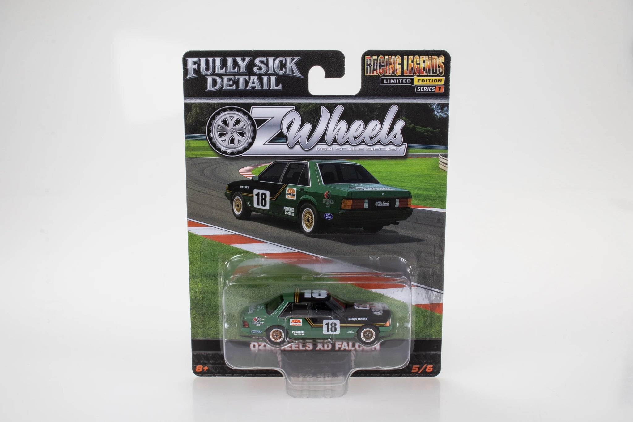 Oz Wheels 1:64 #18 Ford XD Falcon Racing Legends FSD Series 1 diecast model