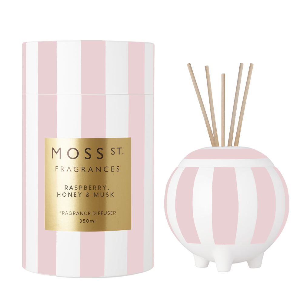Raspberry Honey & Musk Ceramic Diffuser 350ml