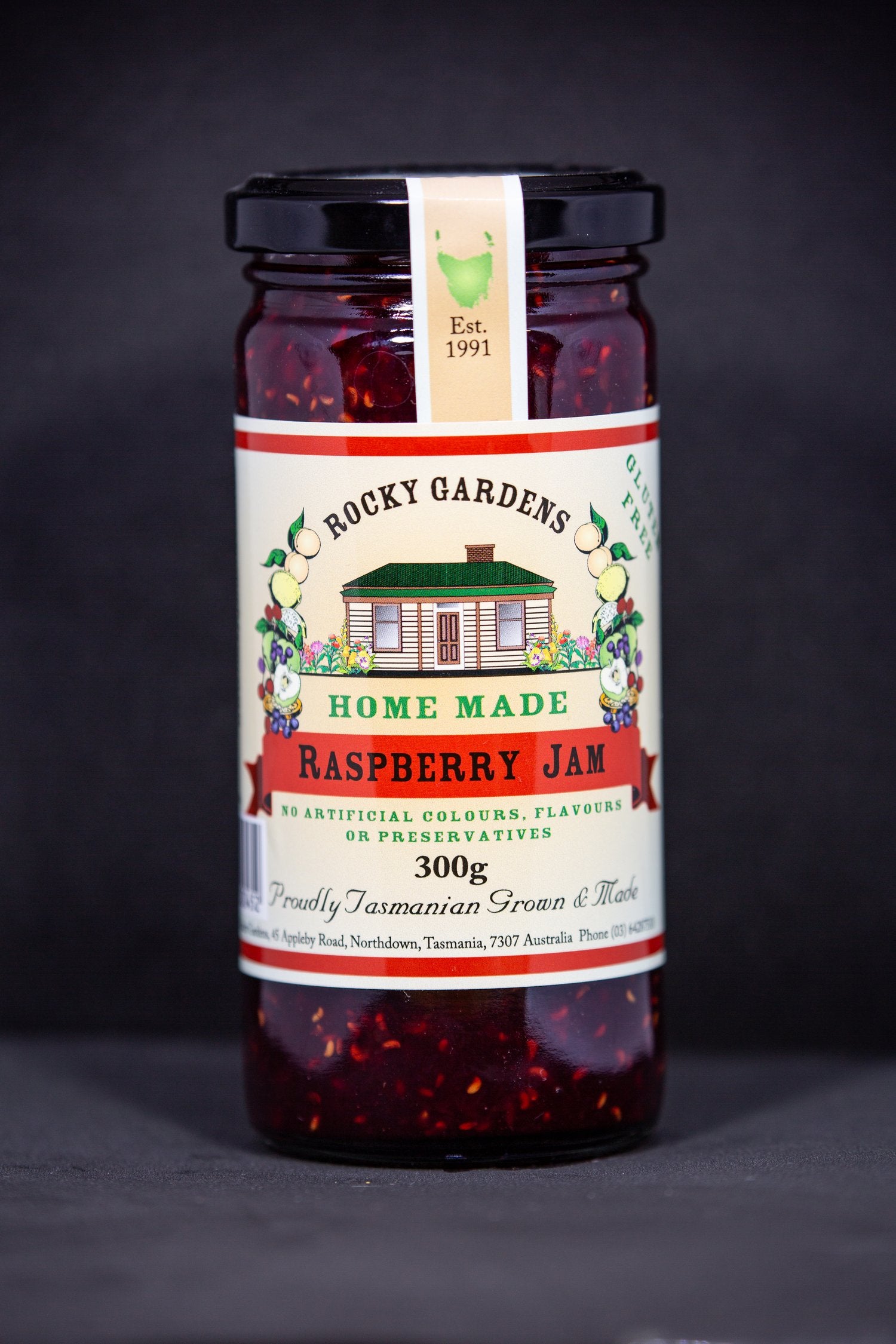 Raspberry Jam 180g by Rocky Gardens