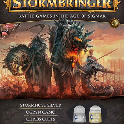 Warhammer Age of Sigmar Stormbringer Issue 53 - Stormhost Silver and Ogryn Camo Paint