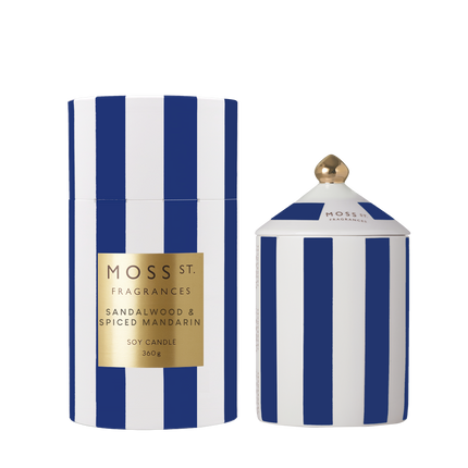 Sandalwood & Spiced Mandarin Ceramic Candle 360g