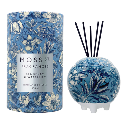 Sea Spray & Waterlily Ceramic Diffuser 350ml