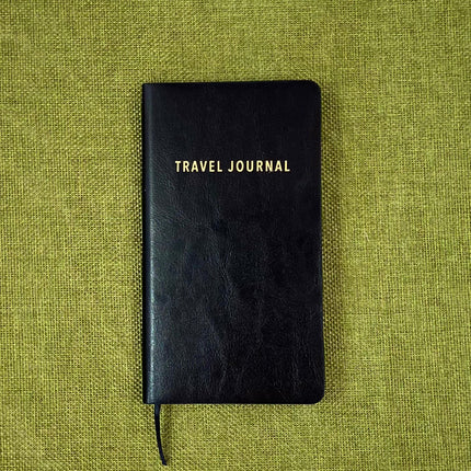 Slim Travel Journal Softcover Black by Ozcorp