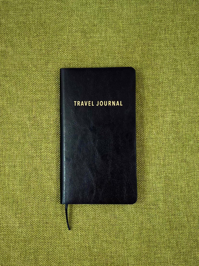 Slim Travel Journal Softcover Black by Ozcorp