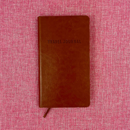 Slim Travel Journal Tan Softcover by Ozcorp