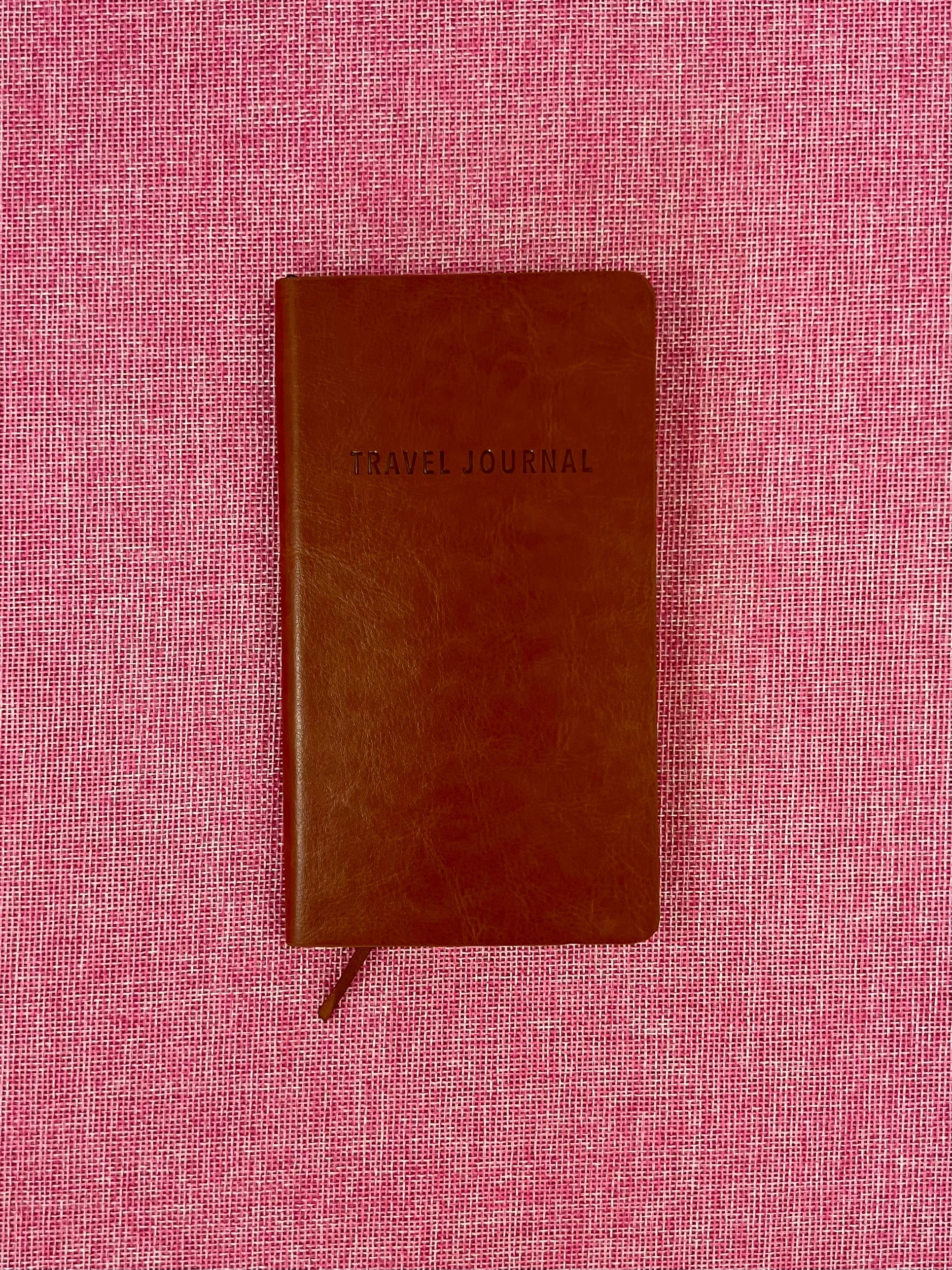 Slim Travel Journal Tan Softcover by Ozcorp