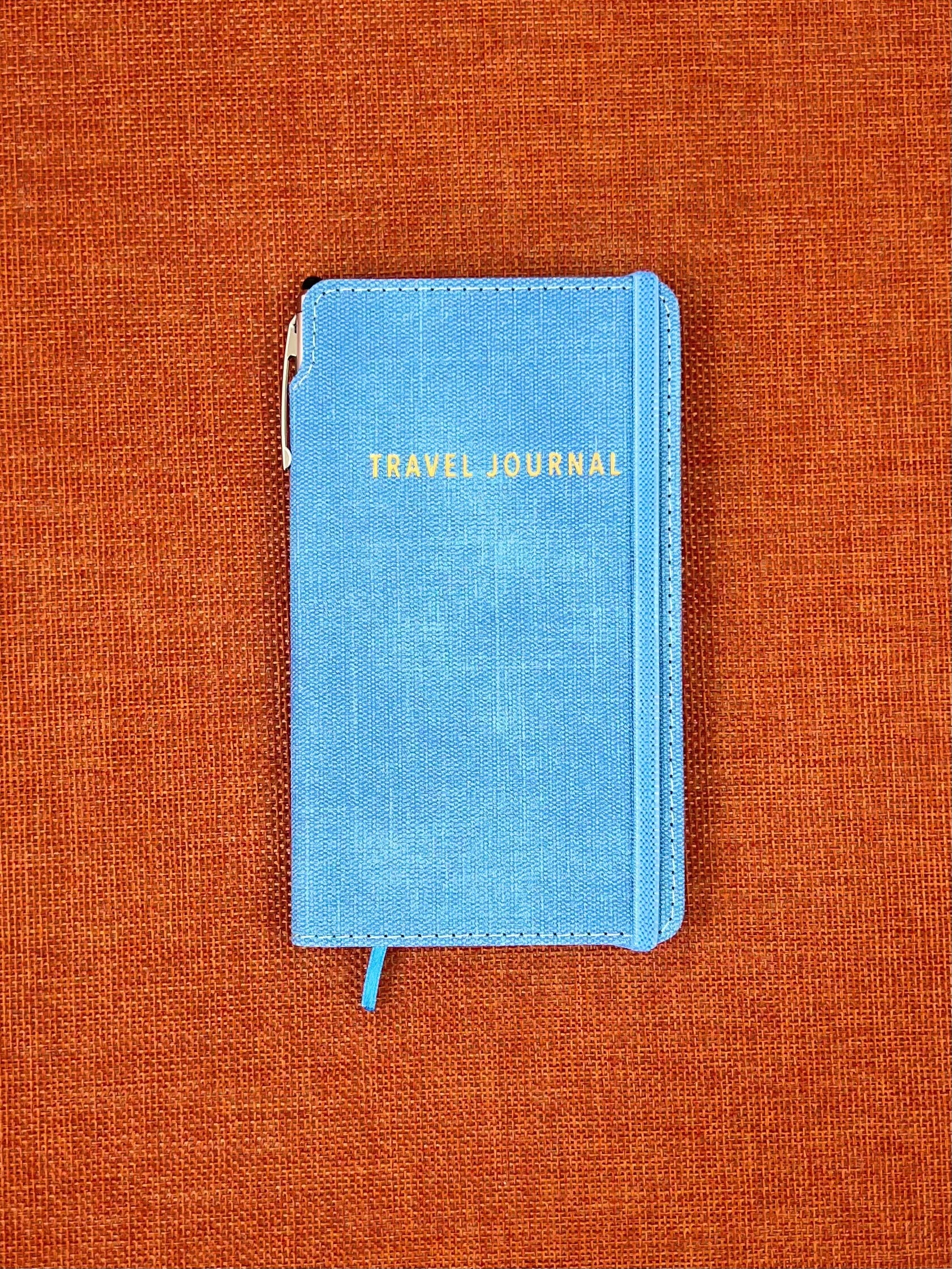 Slim Travel Journal Blue w Pen by Ozcorp