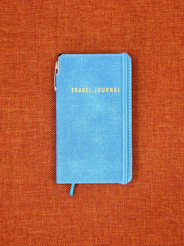 Slim Travel Journal Blue w Pen by Ozcorp