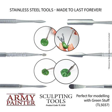 Army Painter Sculpting Tools in use