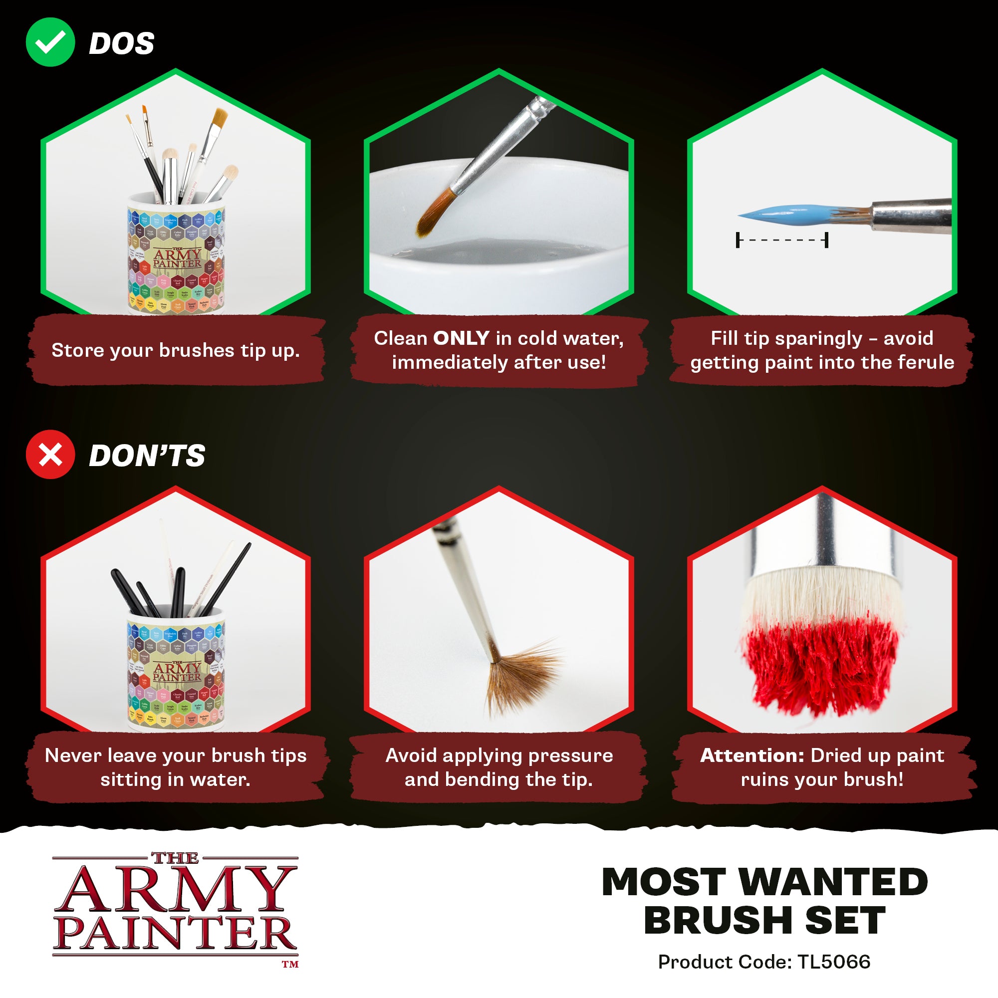 Most Wanted Brush Set - Army Painter