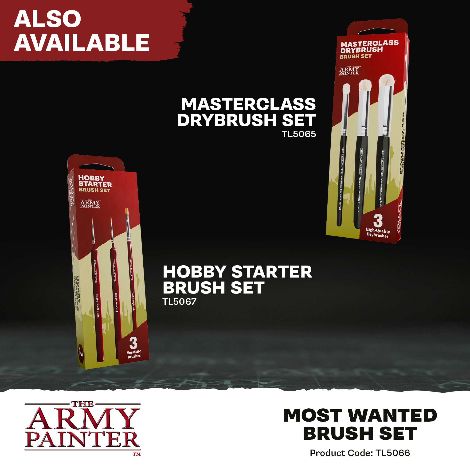 Most Wanted Brush Set - Army Painter