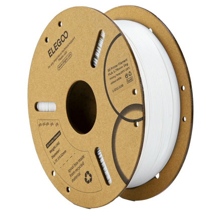 Elegoo PLA Filament White 1.75mm 1kg spool