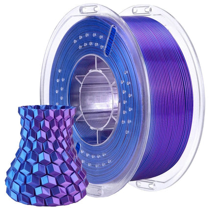 Elegoo PLA Silk Filament Black & Purple 1.75mm 1kg spool
