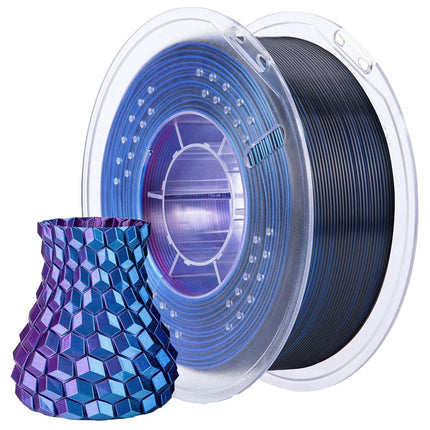 Elegoo PLA Silk Filament Blue & Purple & Black 1.75mm 1kg spool