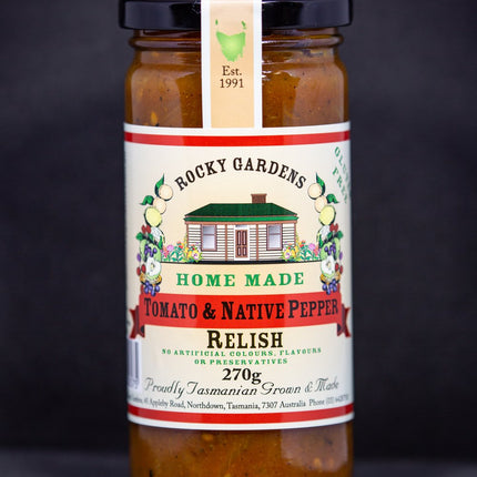 Tomato & Pepper Relish 150g by Rocky Gardens
