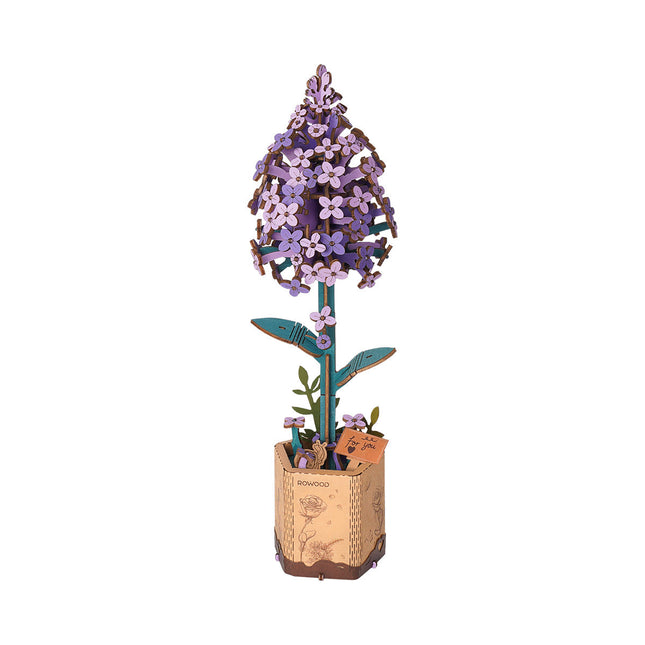 Rowood Wooden Flower Bouquet - Lilac