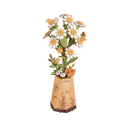 Rowood Wooden Flower Bouquet - Chamomile