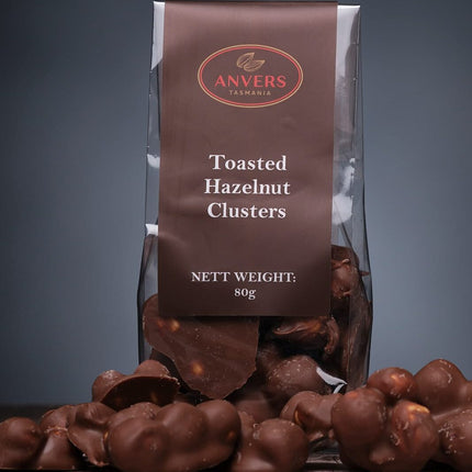 Anvers Tasmania Toasted Hazelnut Clusters 80g