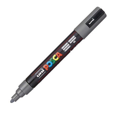 Posca Medium (PC-5M) 1.8mm - Deep Grey