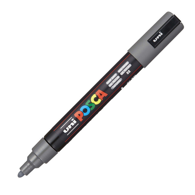Posca Medium (PC-5M) 1.8mm - Deep Grey
