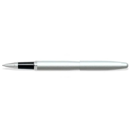 Sheaffer VFM Strobe Silver rollerball pen shown full length