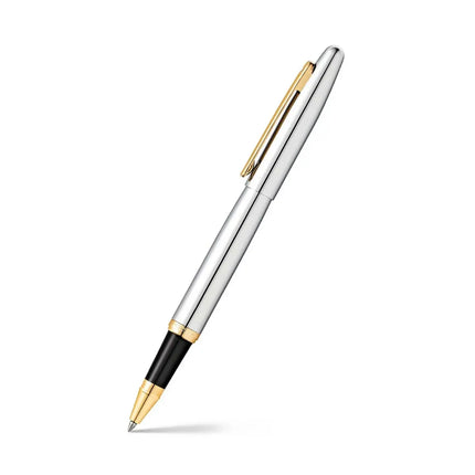 Sheaffer VFM rollerball pen in polished chrome with gold-tone trims