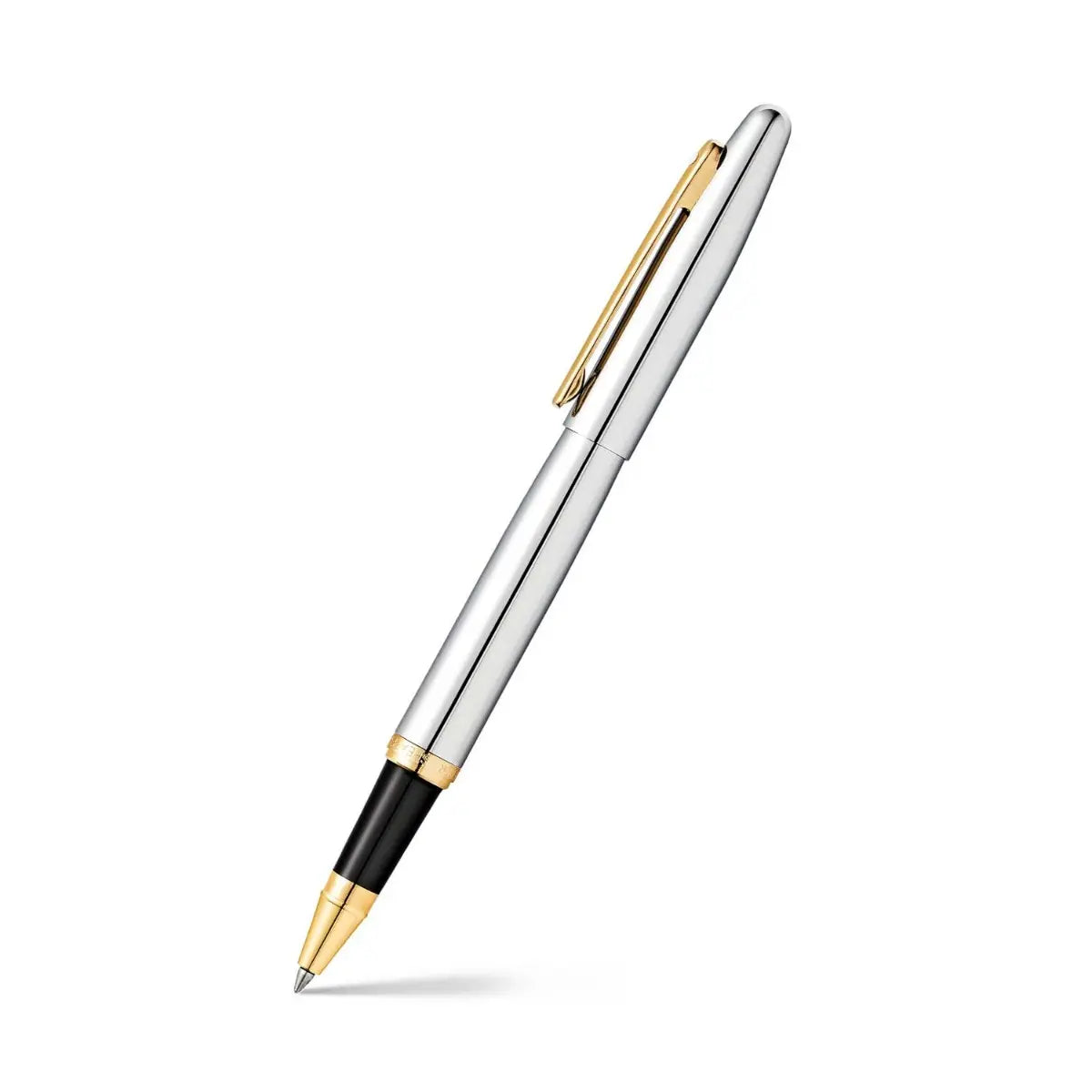 Sheaffer VFM rollerball pen in polished chrome with gold-tone trims
